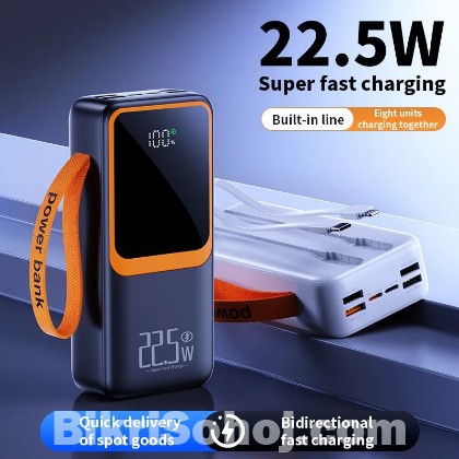 Matrix M10-10000mAh Power Bank Fast Charging 22.5W- Built-in